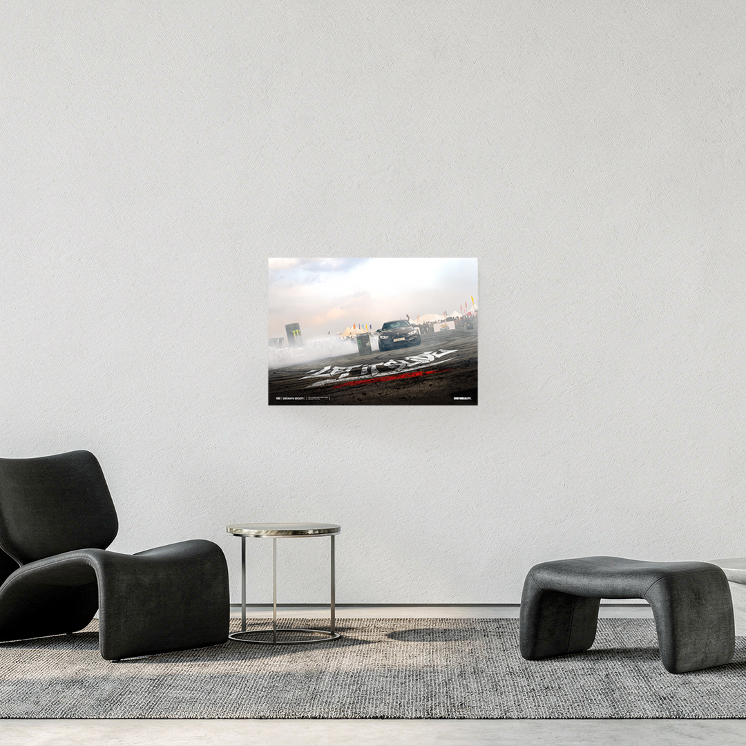 BMW M3 supercar drift poster india — Shot In Reality