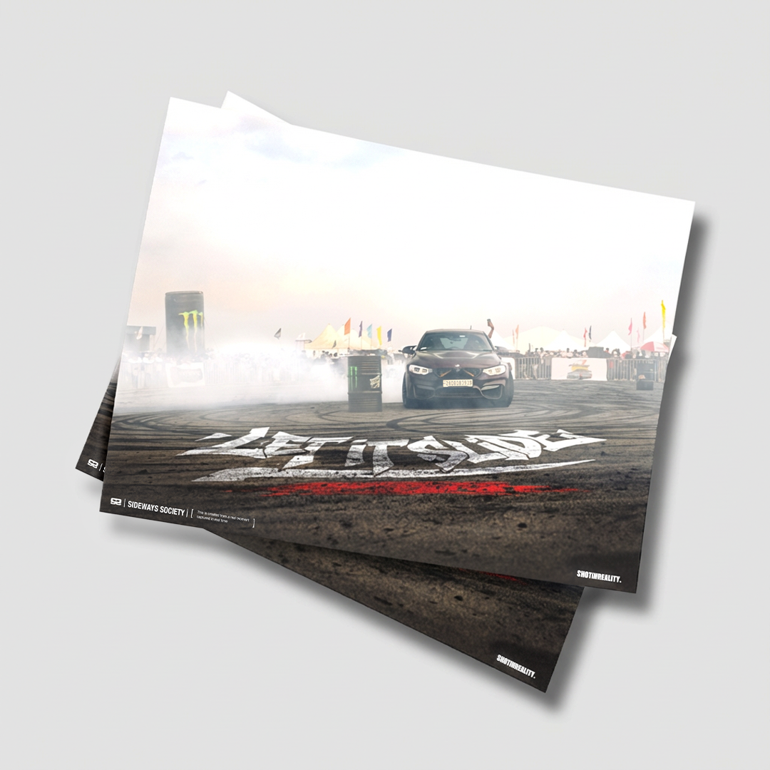 BMW M3 supercar drift poster india — Shot In Reality
