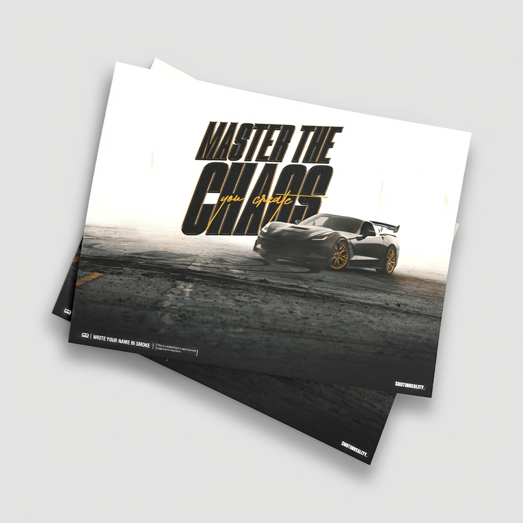 Motorsport car poster india — Shot In Reality