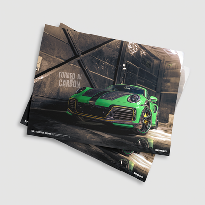 TechArt GTstreet R automotive poster india — Shot In Reality